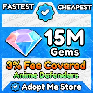 Anime Defenders Gems