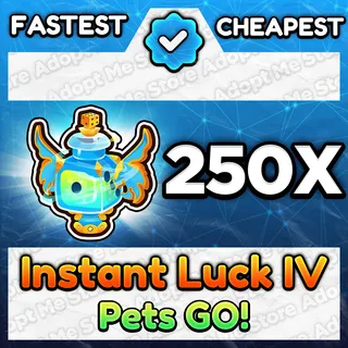 Instant Luck Potion IV Pets GO