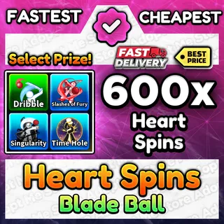 Blade Ball Heart Spins