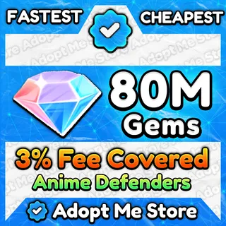 Anime Defenders Gems