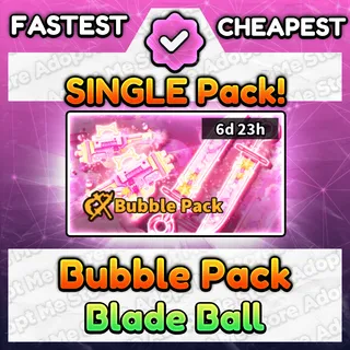 Single Bubble Pack