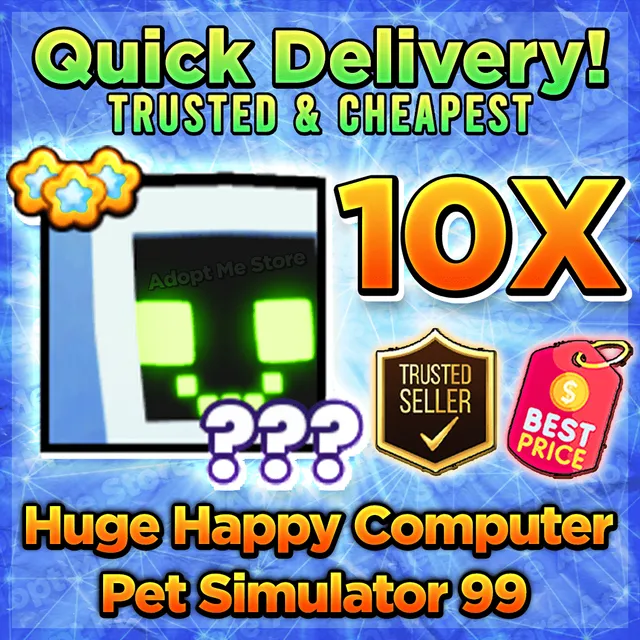 PS99 Huge Happy Computer - Roblox Game Items - Gameflip