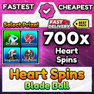 Blade Ball Heart Spins