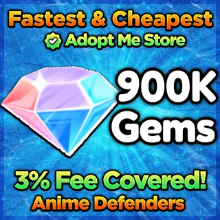 Anime Defenders Gems