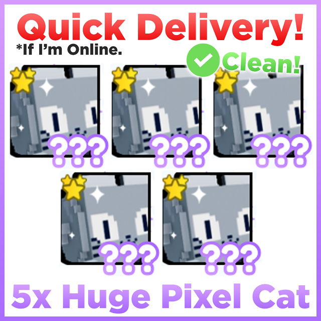 Huge Pixel Cat Game Items Gameflip
