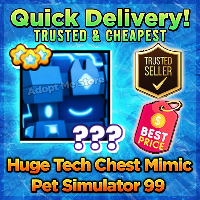 Huge Tech Chest Mimic - Roblox Game Items - Gameflip