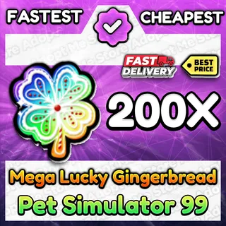 Pet Simulator 99 Mega Lucky Gingerbread