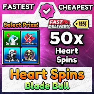 Blade Ball Heart Spins