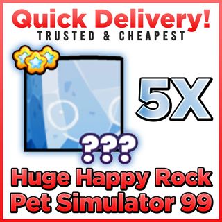 Pet Sim 99 Huge Happy Rock - Game Items - Gameflip