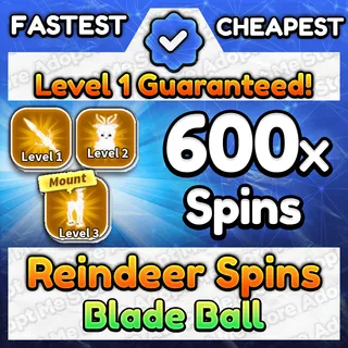 Blade Ball Reindeer Spins