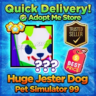 Pet Sim 99 Huge Jester Dog