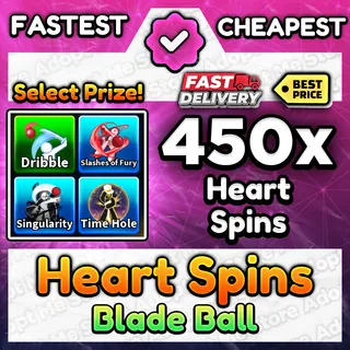 Blade Ball Heart Spins