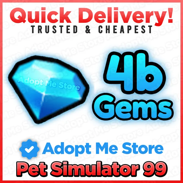 4B Gems - Roblox Game Items - Gameflip