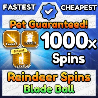 Blade Ball Reindeer Spins