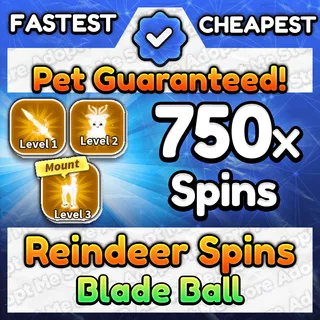 Blade Ball Reindeer Spins