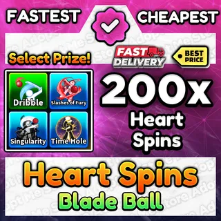 Blade Ball Heart Spins