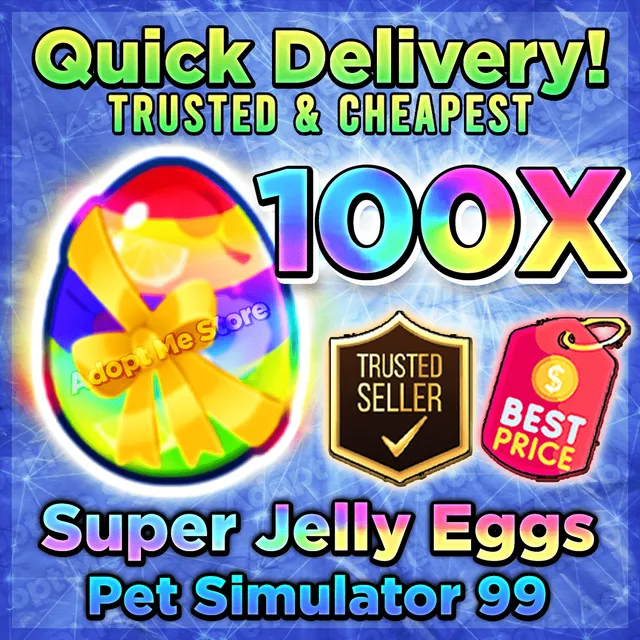 Pet Sim 99 Super Jelly Egg - Roblox Game Items - Gameflip