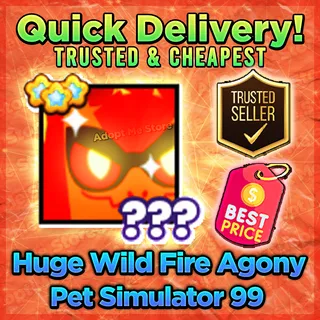 Pet Sim 99 Huge Wild Fire Agony