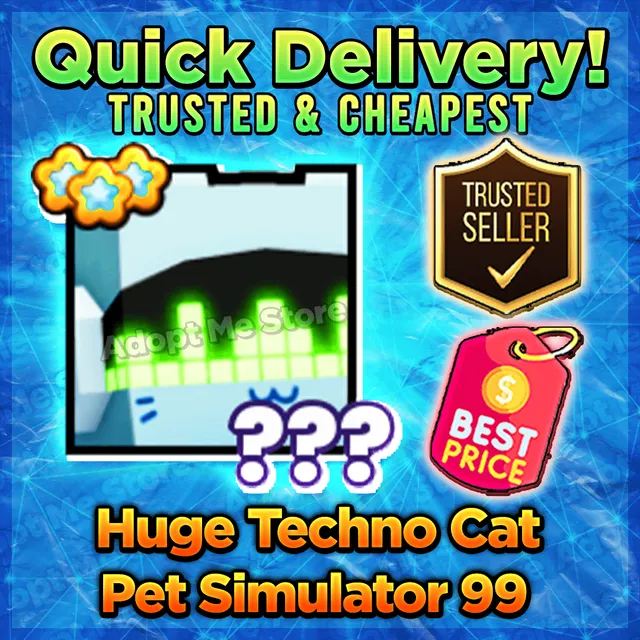 PS99 Huge Techno Cat - Roblox Game Items - Gameflip