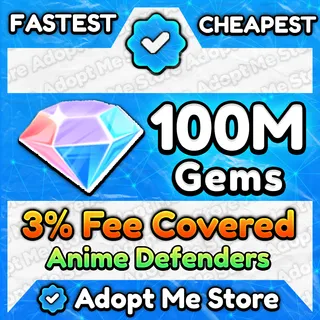 Anime Defenders Gems