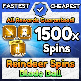 Blade Ball Reindeer Spins