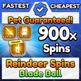 Blade Ball Reindeer Spins