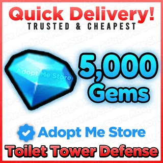Toilet Tower Defense Gems