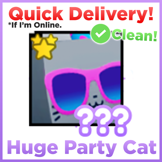 Huge Party Cat Game Items Gameflip