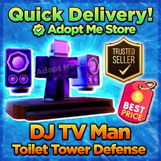 Toilet Tower Defense DJ TV Man