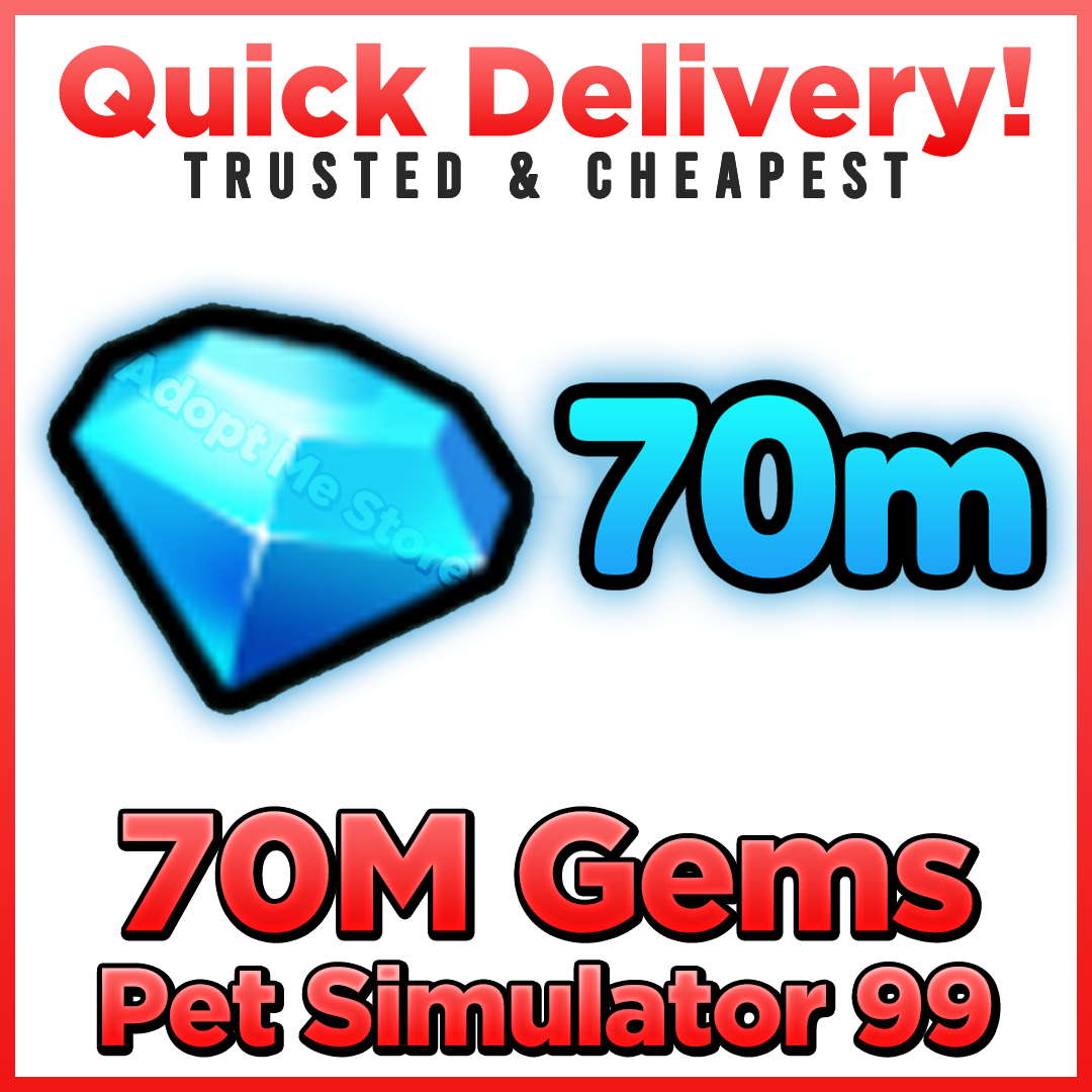 Pet Sim 99 Gems - Game Items - Gameflip