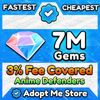 Anime Defenders Gems