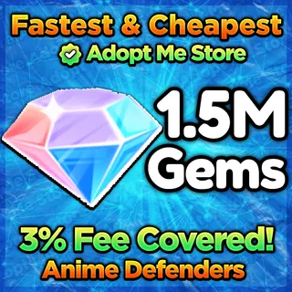 Anime Defenders Gems