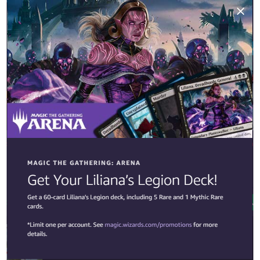 Magic The Gathering Arena Liliana S Legion Deck Twitch