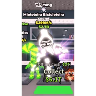 Yin Yang Mieteteira Bicicleteira - 299M/S