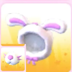 Spring bunny hood + face