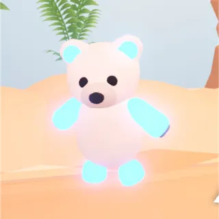 Neon Polar Bear