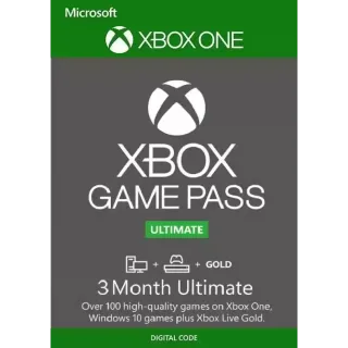 Xbox Game Pass Ultimate (3 months)