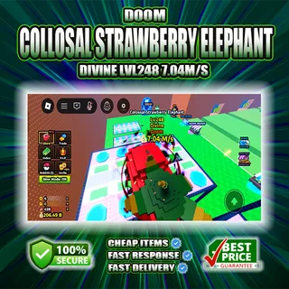 7.04M/S DOOM COLOSSAL STRAWBERRY ELEPHANT
