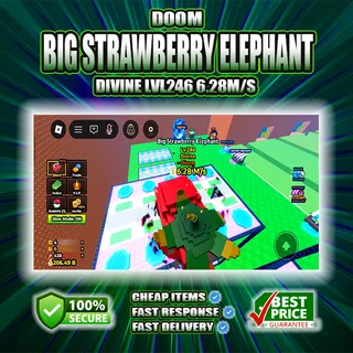6.28M/S DOOM BIG STRAWBERRY ELEPHANT