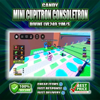 3x MINI CANDY CUPITRON CONSOLETRON