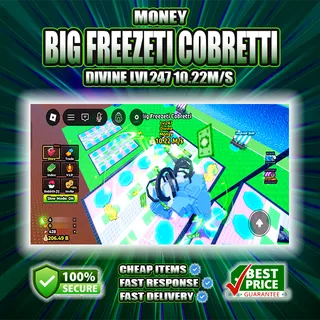 2x BIG FREEZETI COBRETTI - MONEY/CANDY