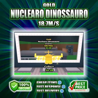18.7M/S GOLD NUCLEARO DINOSSAURO