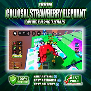 7.37M/S DOOM COLOSSAL STRAWBERRY ELEPHANT