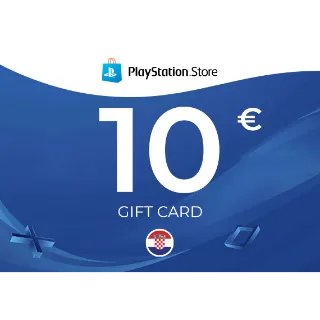 €10.00 EUR PlayStation Store (Croatia Region)