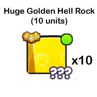 HUGE Golden Hell Rock