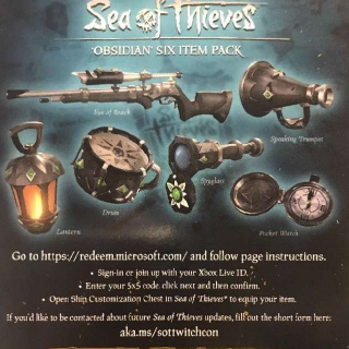 Sea of Thieves - Obsidian Banjo Pack DLC XBOX One CD Key Buy cheap on .ne