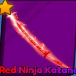 Blade Ball Red Ninja Katana + Emote