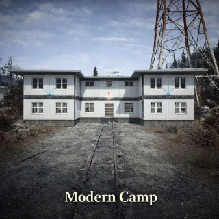 Modern Camp Build No Decorations