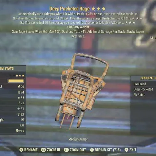 NEW Deep Pocket RAGE ARMOR Peace