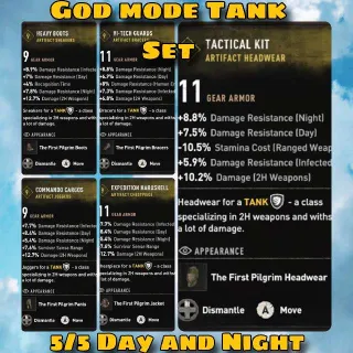 God Mode Tank Gear Set